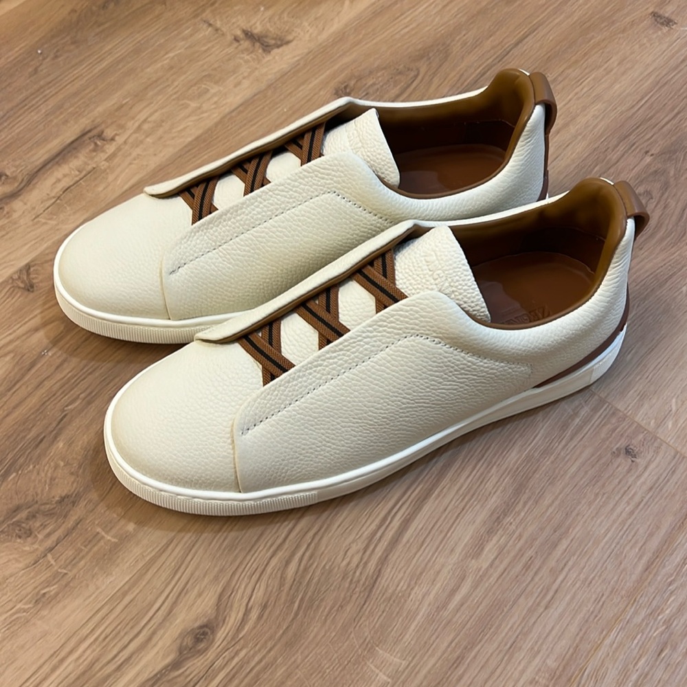 Zegna Triple Stitch sneakers size 10